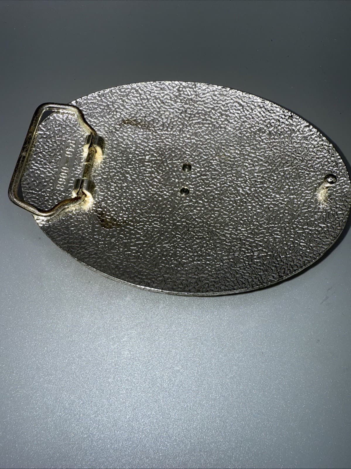 Gold Silver Rope Trim Boot Western 2-Tone Oval Belt Buckle 3