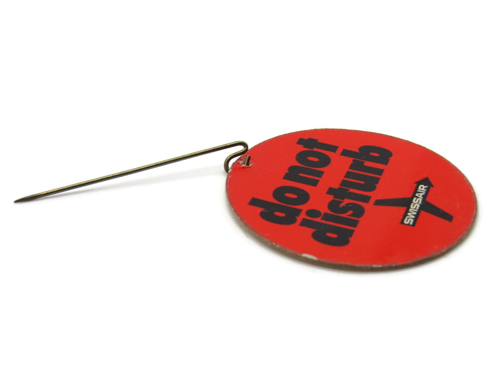 Swissair Do Not Disturb Paper Tab & Hook 2