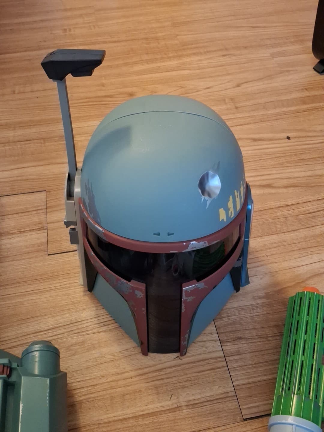 Hasbro Star Wars Boba Fett Electronic Helmet Jet Pack EE-23 Blaster All Work! 3