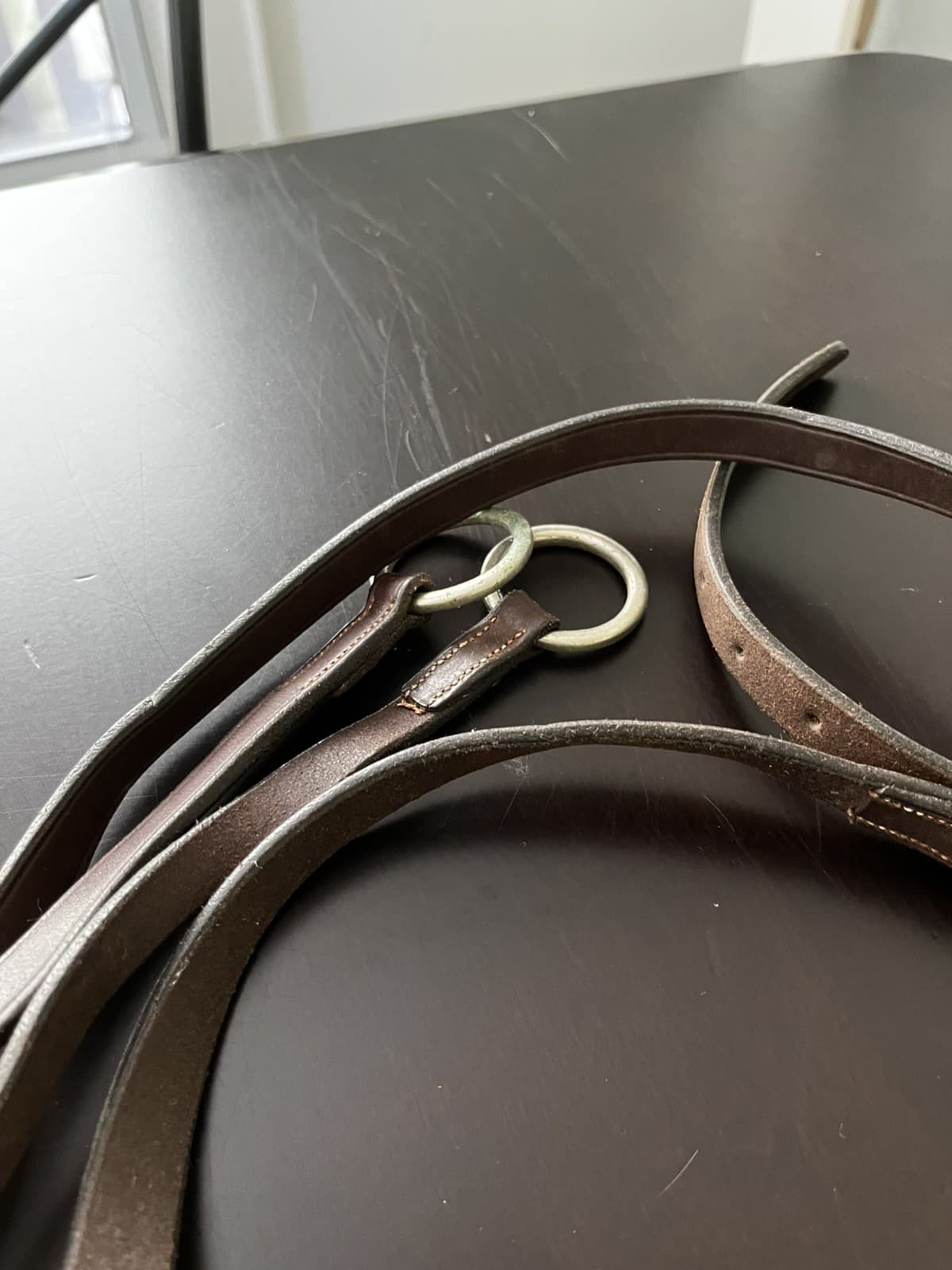 Huntseat Martingale Brown Used Tack Full Size 3