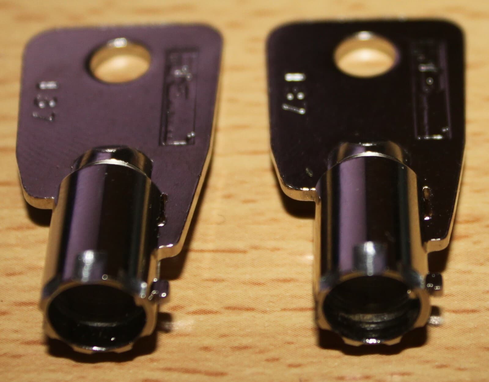 2-Protex Gun Wall Safe Homak Keys by Lock Ace II Locks cut to code HMC1-HMC31000 2