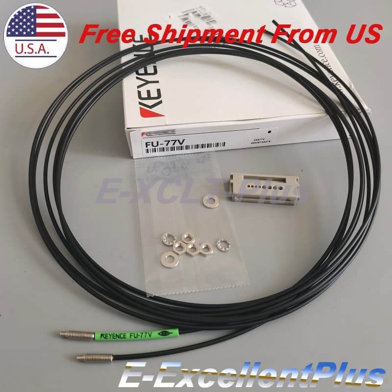 For Keyence FU-77V Transmissive Fiber Optic Sensor Amplifier Switch Digital Unit 3