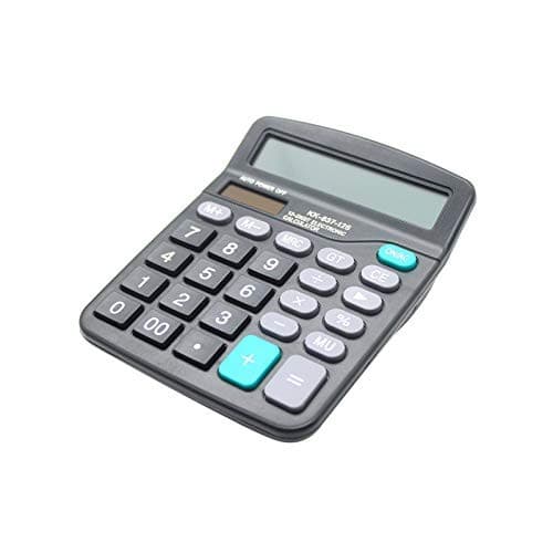 Desk Calculator2-Digit Solar Battery Office Calculator with Large LCD Display 1 2