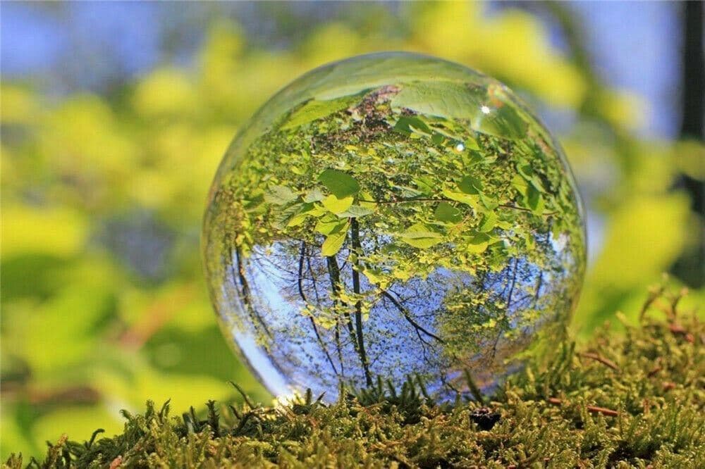 60mm Photography Crystal Ball Sphere Decoration Lens Photo Prop Lensball Clear 6