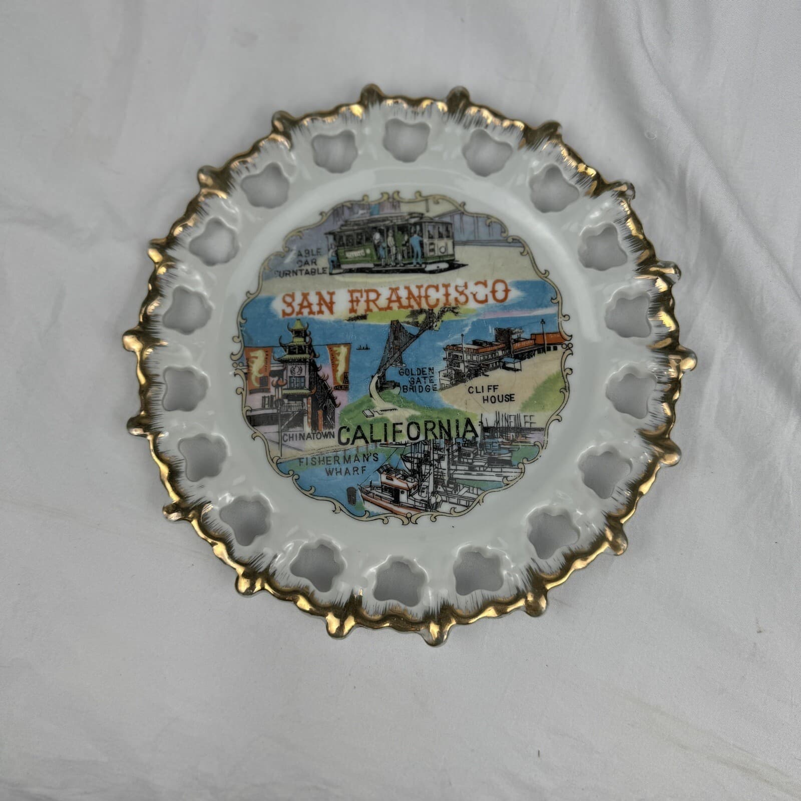 VTG Collectors 3 Plate Set - San Francisco Las Vegas Astroworld Destination 6