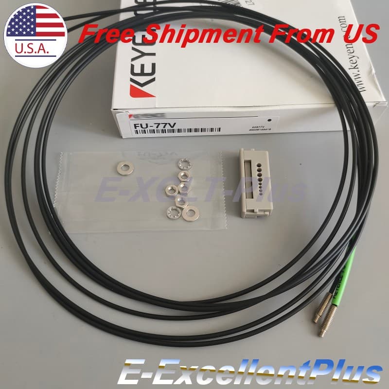 For Keyence FU-77V Transmissive Fiber Optic Sensor Amplifier Switch Digital Unit 2