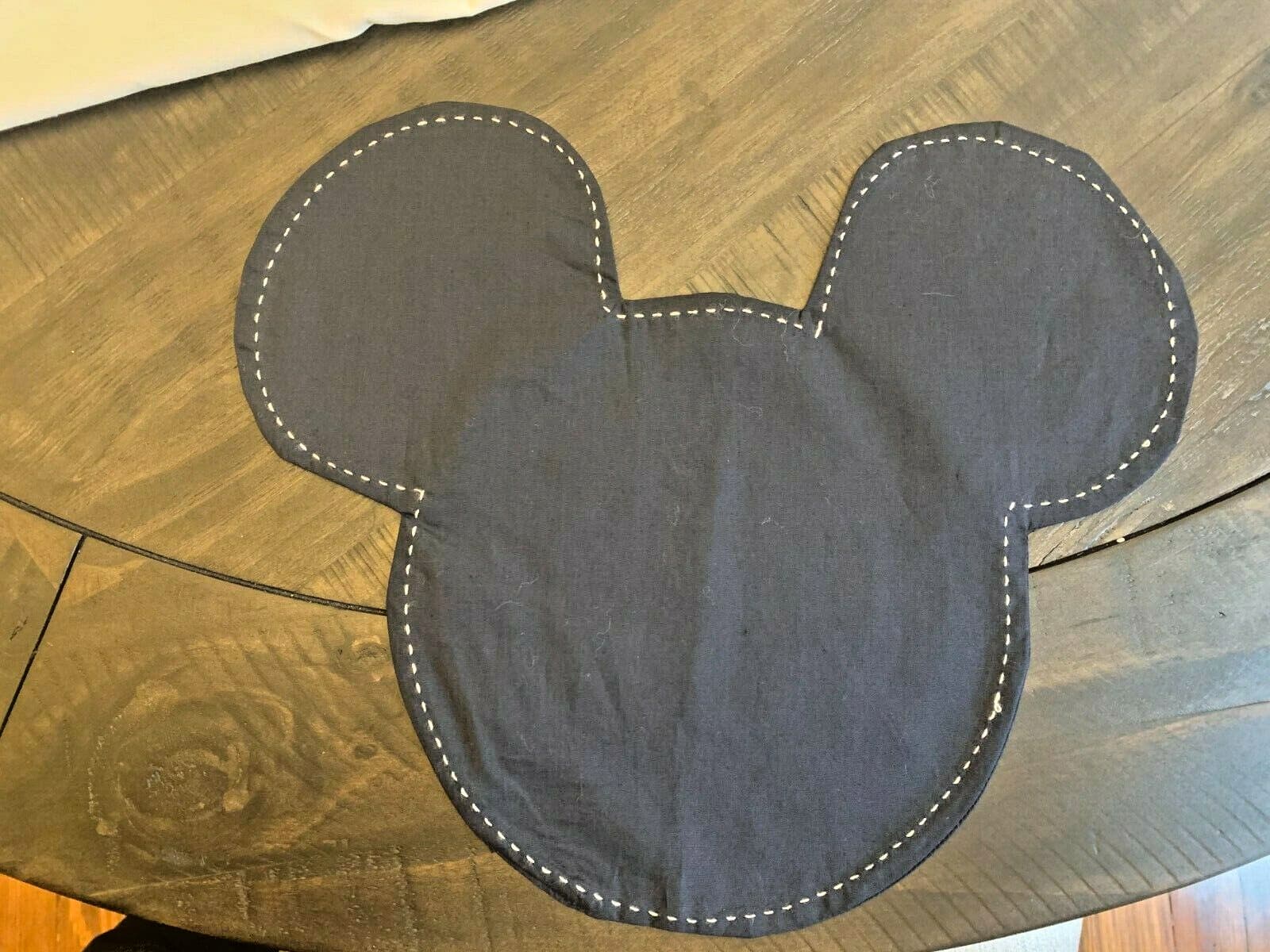 Pottery Barn Mickey Mouse Utensil PLACEMAT holiday Disney gift star kid school , 5