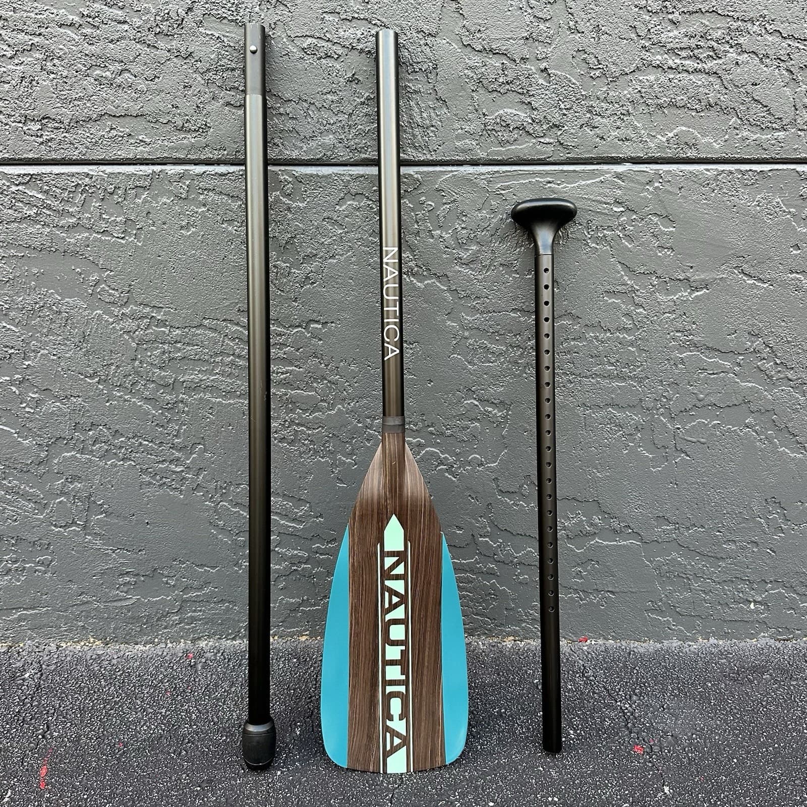 3-Piece Adjustable SUP Paddle –Lightweight, Floating Aluminum Shaft (Nautica) 2