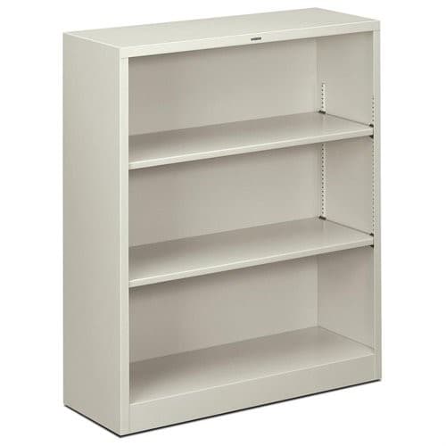 Hon Metal Bookcase - 34.5" X 12.6" X 41" - Steel - 3 X Shelf[ves] - Rust