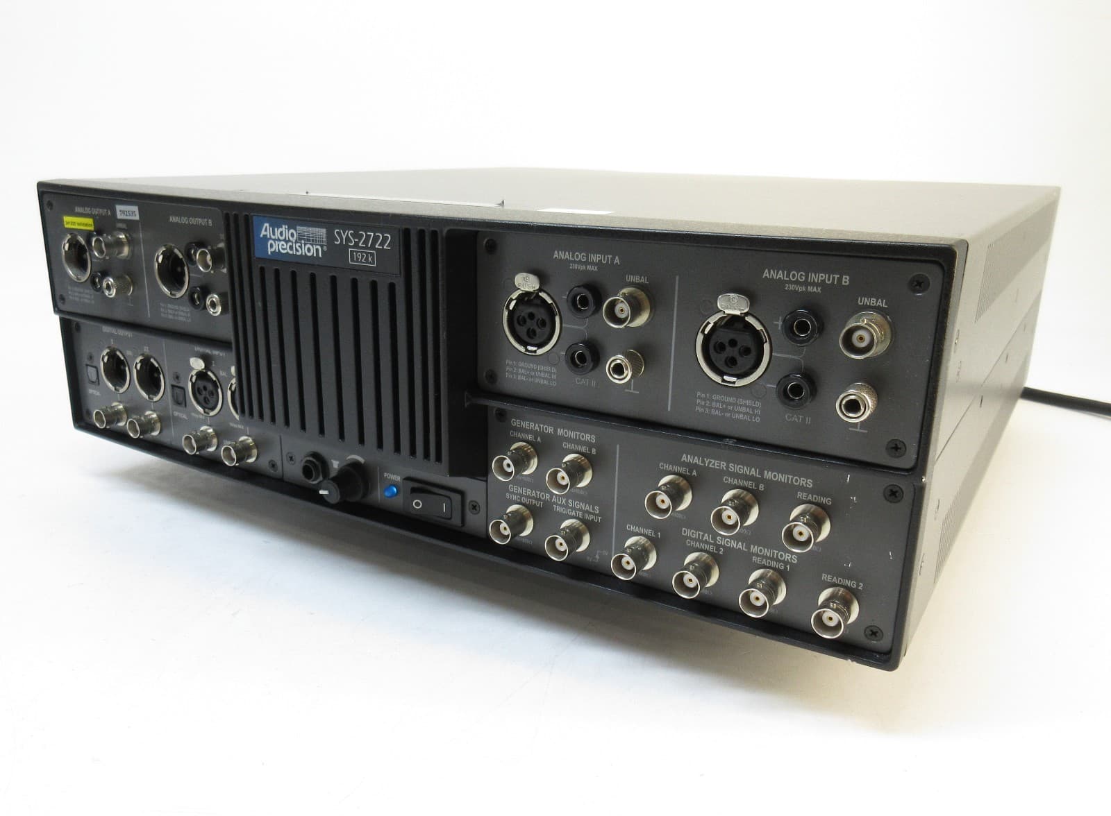 Audio Precision SYS2722 Audio Analyzer w/ Opt IMD, BUR, S-AES17, CCR, B20K, B40K 3