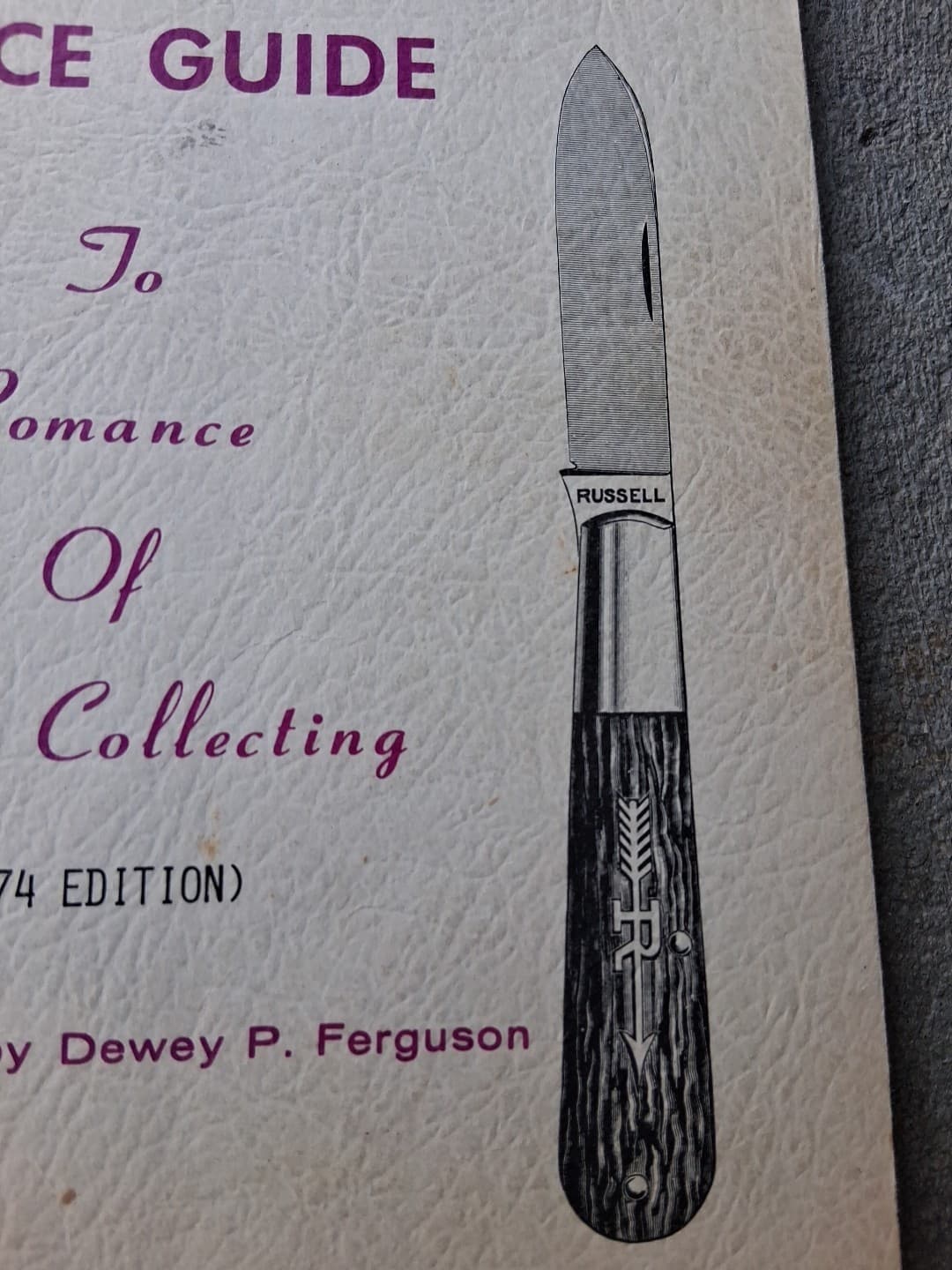 (2) Price Guides To Romance of Knife Collecting, 1973 & 1974 Edition 5