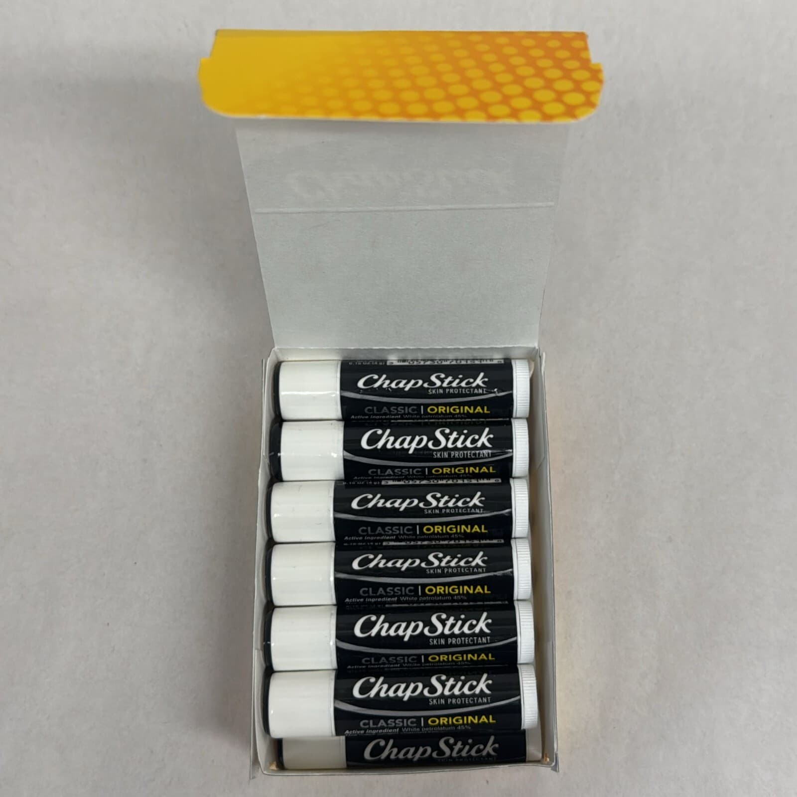 Chapstick Classic Original Lip Balm Tubes Lip Care 0.15oz  (12 Sticks) 2