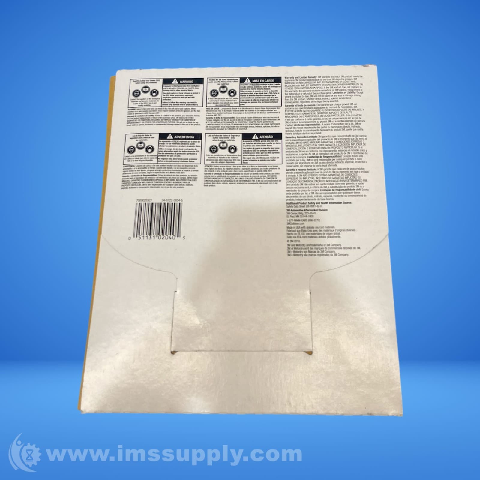 3M 02040 Wetordry Abrasive Sheet Pack of 50 FNFP 4