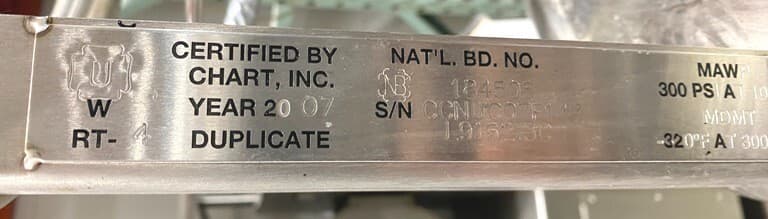 Carbonator / Carbo-Mizer 450 Bulk CO2 System Stainless steel Tank # 102 3