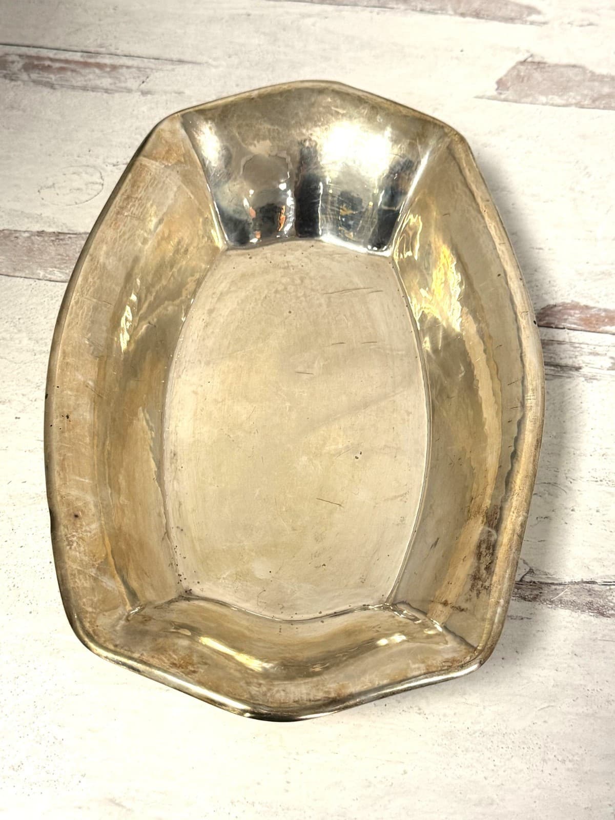 Antique MH Wilkens & Sohne German 830 Silver Bread Serving Tray 353g #7211 5