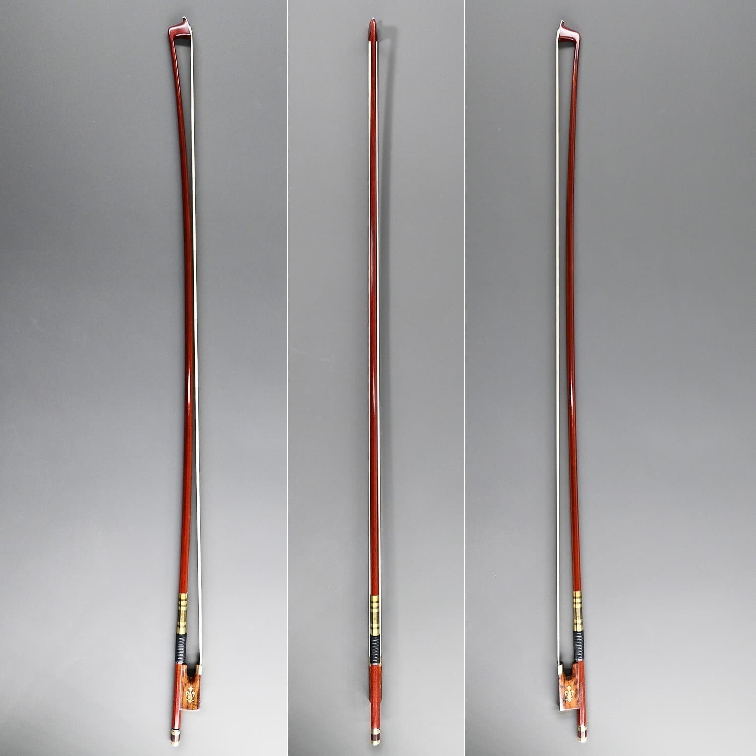 Carbon Fiber Core Hybrid Violin Bow Master Level Snakewood Frog **Ship from USA* 4