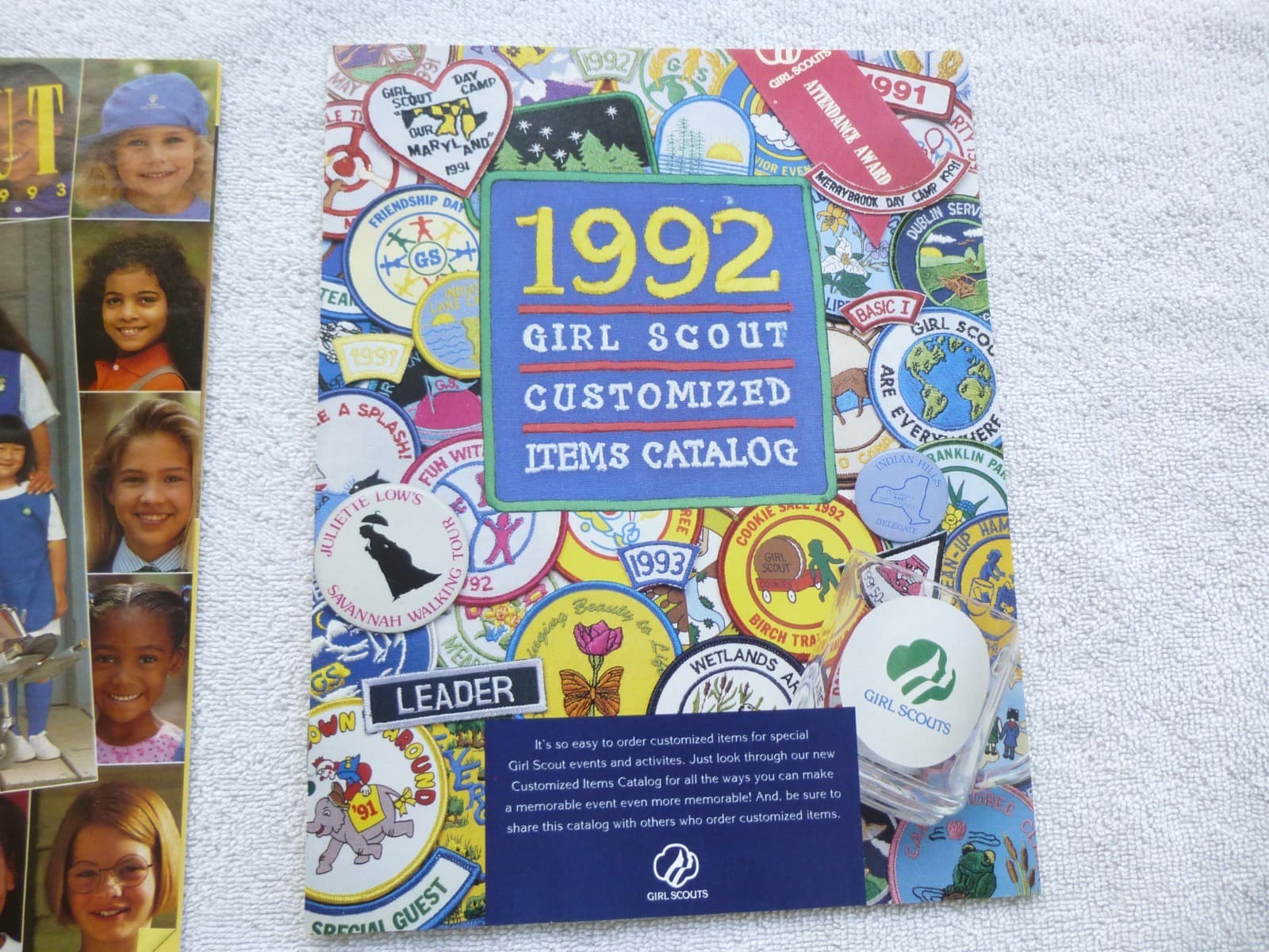 Girl Scout Patch and Uniform Catalog, Badges and Signs book, lot of 4 1992 vntg 3