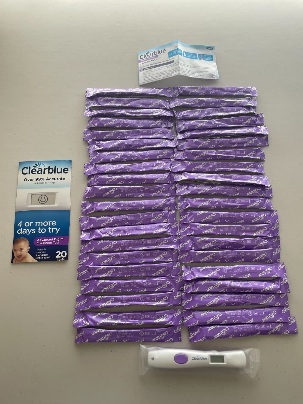 Clearblue Advanced Digital Ovulation Test 40 Tests 3/31/2027