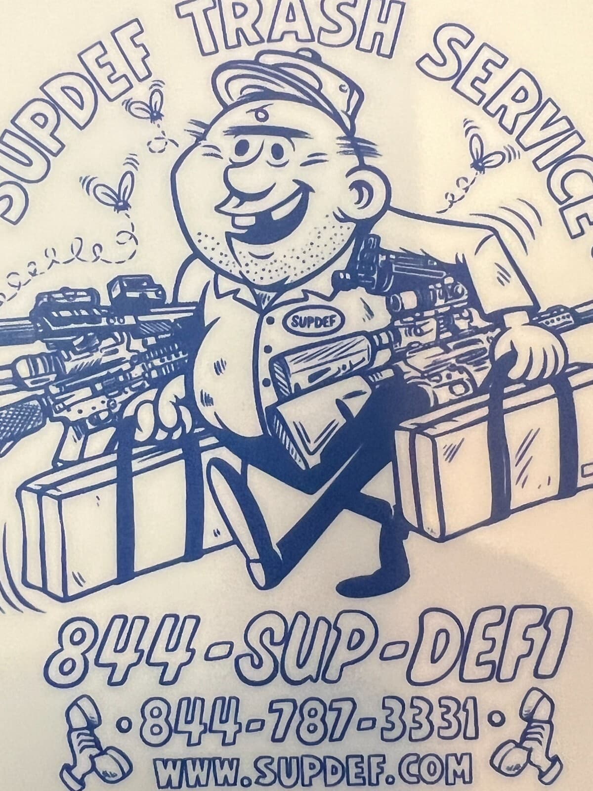 Supdef Superior Defense "Supdef Cleaning Service" Sticker 3