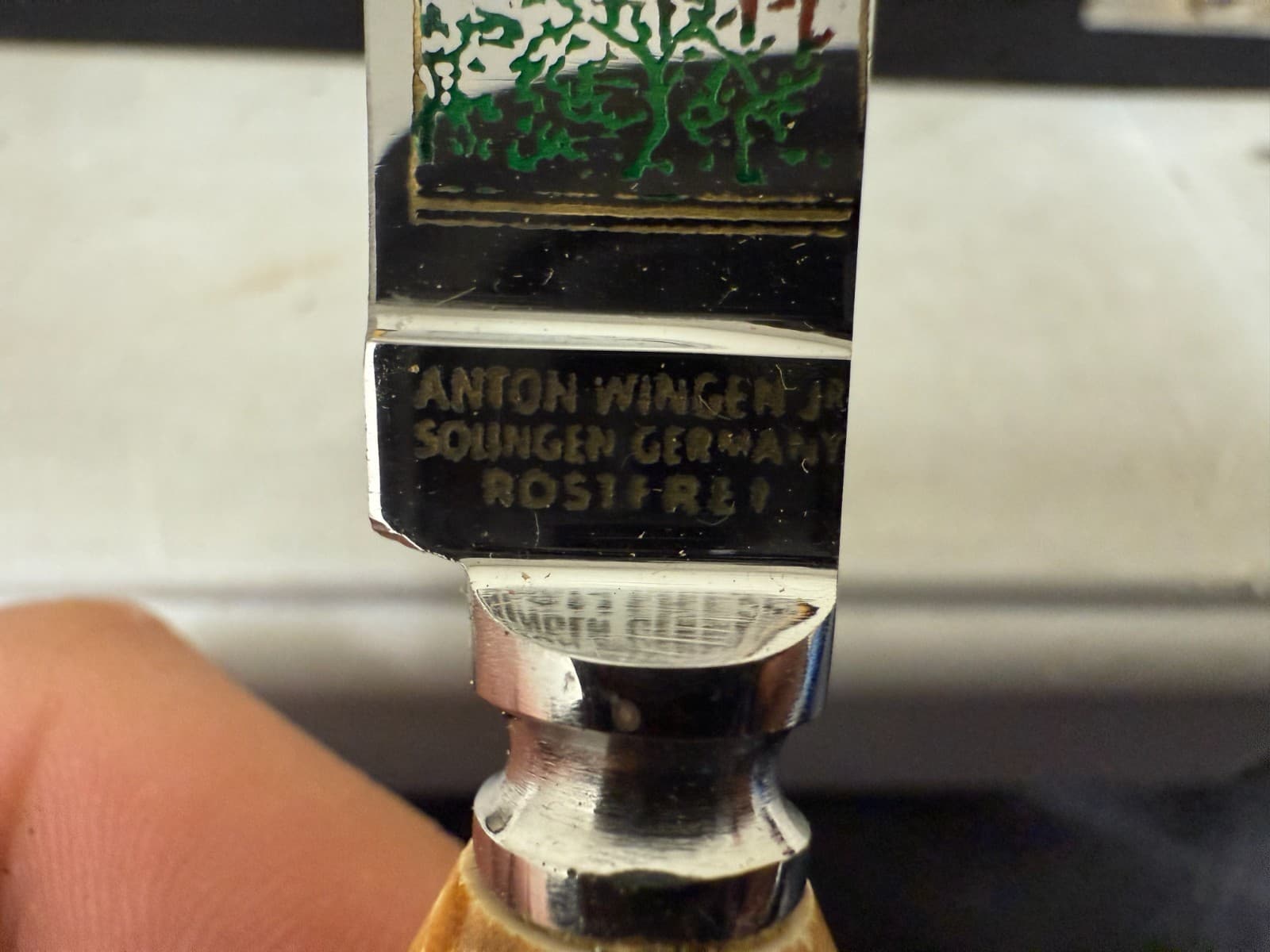 Anton Wingen Jr. Stag Antler Knife Set Of 6 Solingen Germany Original Box VT6066 5