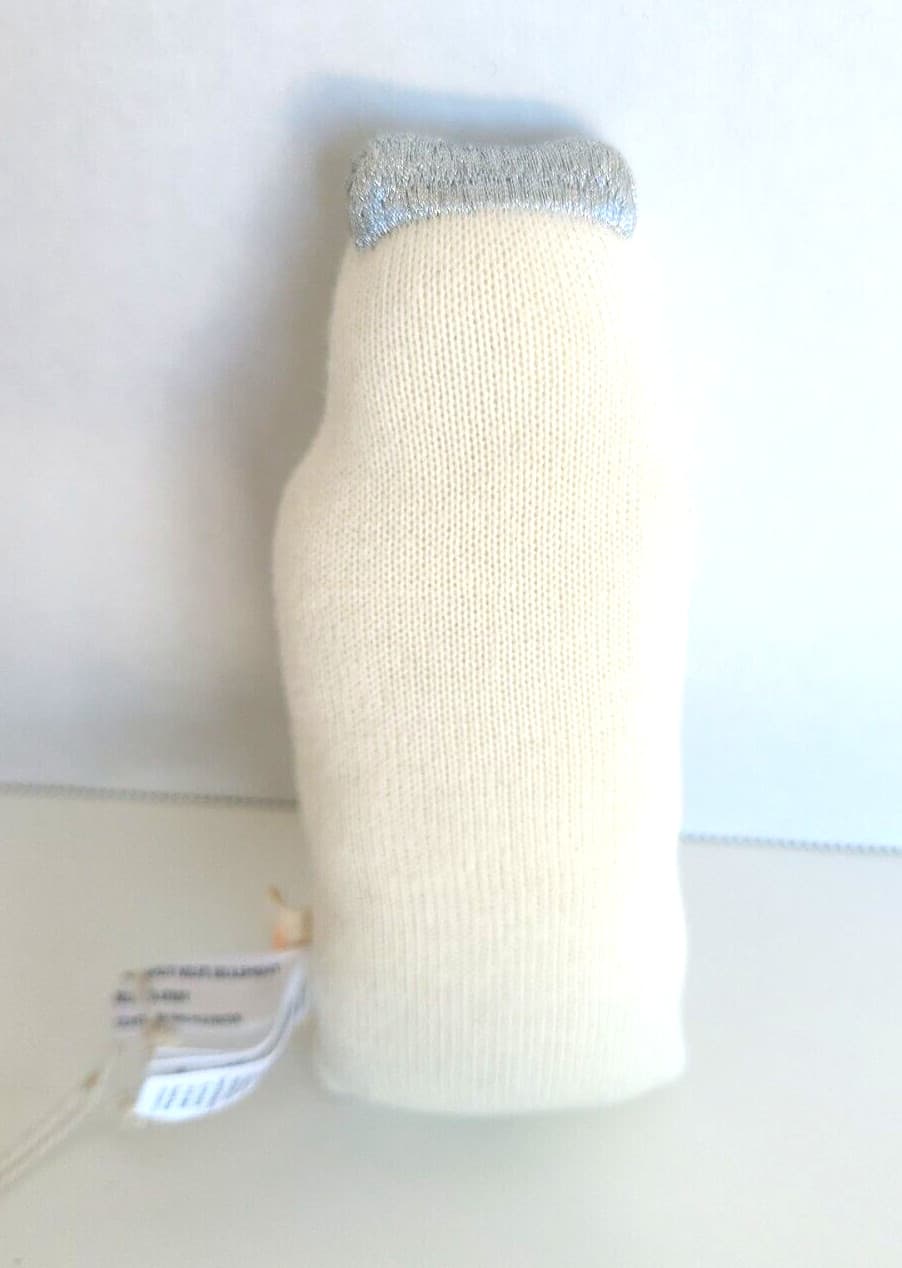 Meri Meri Milk Baby Rattle Toy Unisex Boy Or Girl Organic Cotton Handcrafted NWT 6