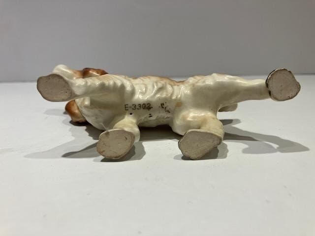 Vintage 1950 Lefton English Cocker Spaniel Hunting Dog Figurine E-3302 6