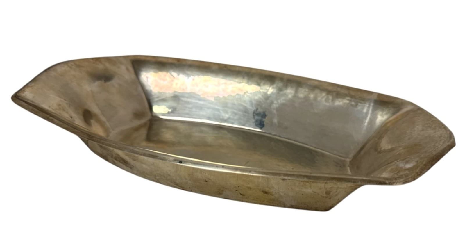 Antique MH Wilkens & Sohne German 830 Silver Bread Serving Tray 353g #7211