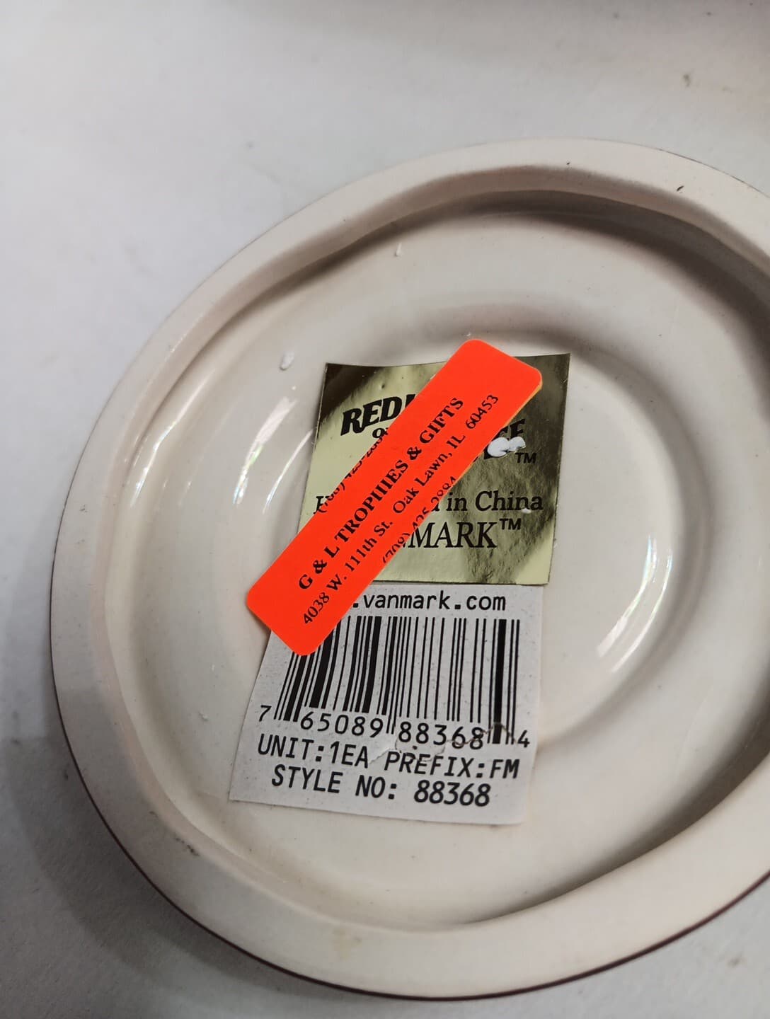 Vanmark Red Hats Of Courage Fire Hydrant 1998 Collectible Resin Candle Holder 5