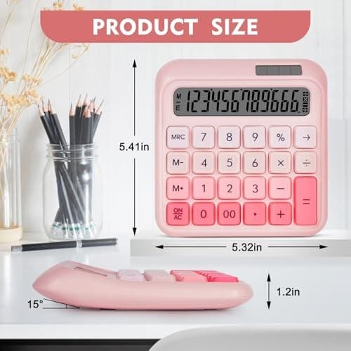 Mechanical Switch Calculator, Desktop Calculators Calculators Big Buttons, Pink 4