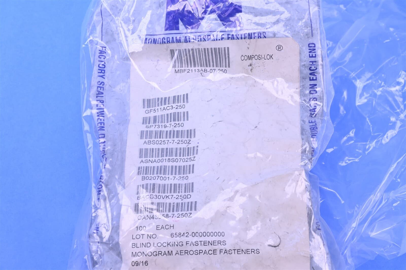 Wholesale Lot of 850 Monogram Aerospace Aircraft Blind Bolts Titanium Rivets  2