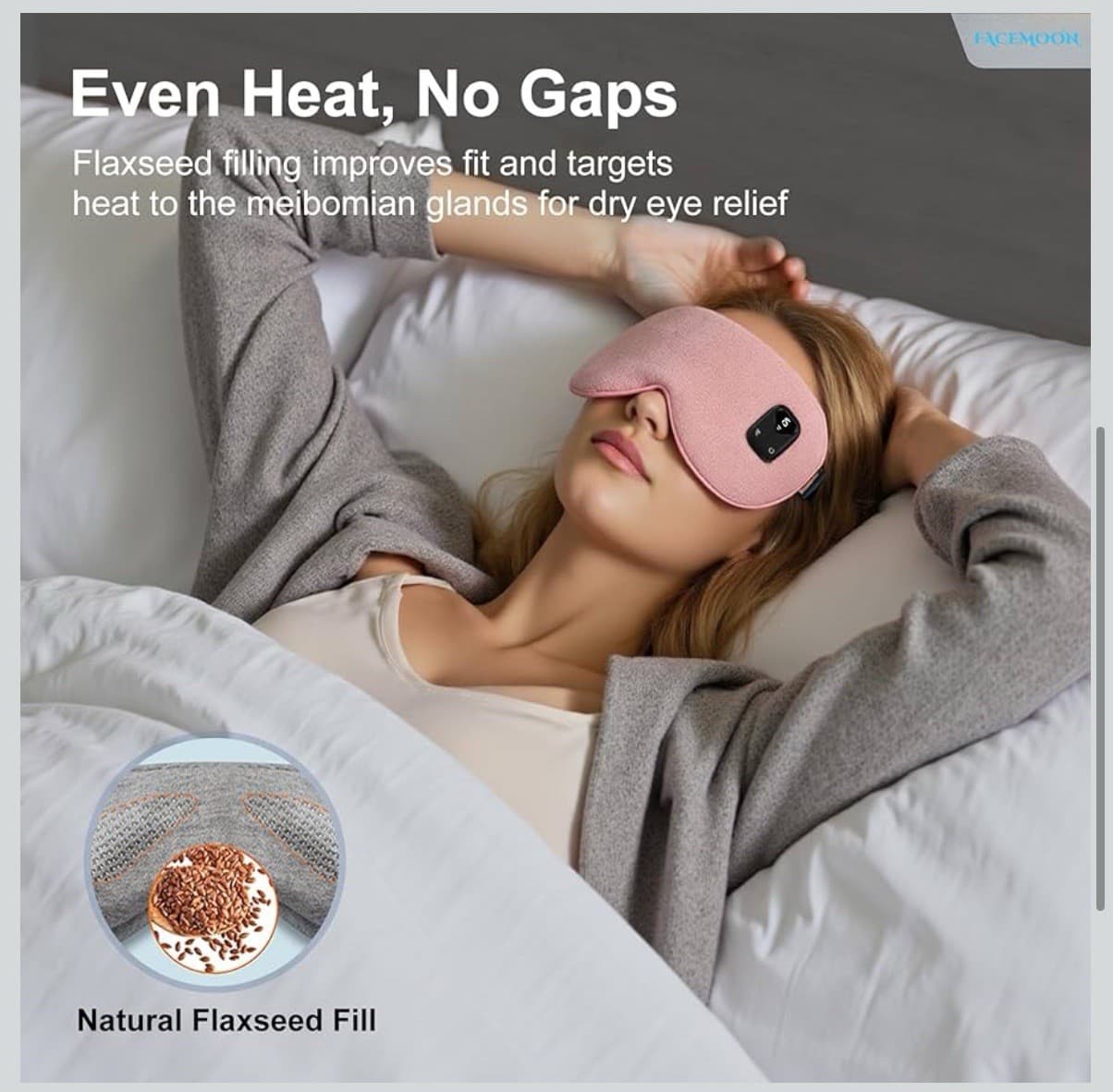 Heated Eye Mask for Warm Compress: Dry Eyes Blepharitis Stye Moist ... Fast Ship 5