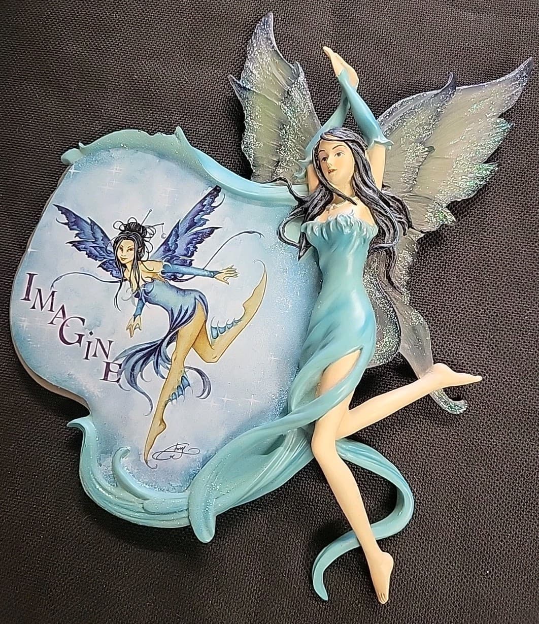 8 Realm Of Wonder Amy Brown Bradford Exchange Wall Plaques Very Nice Condition 3