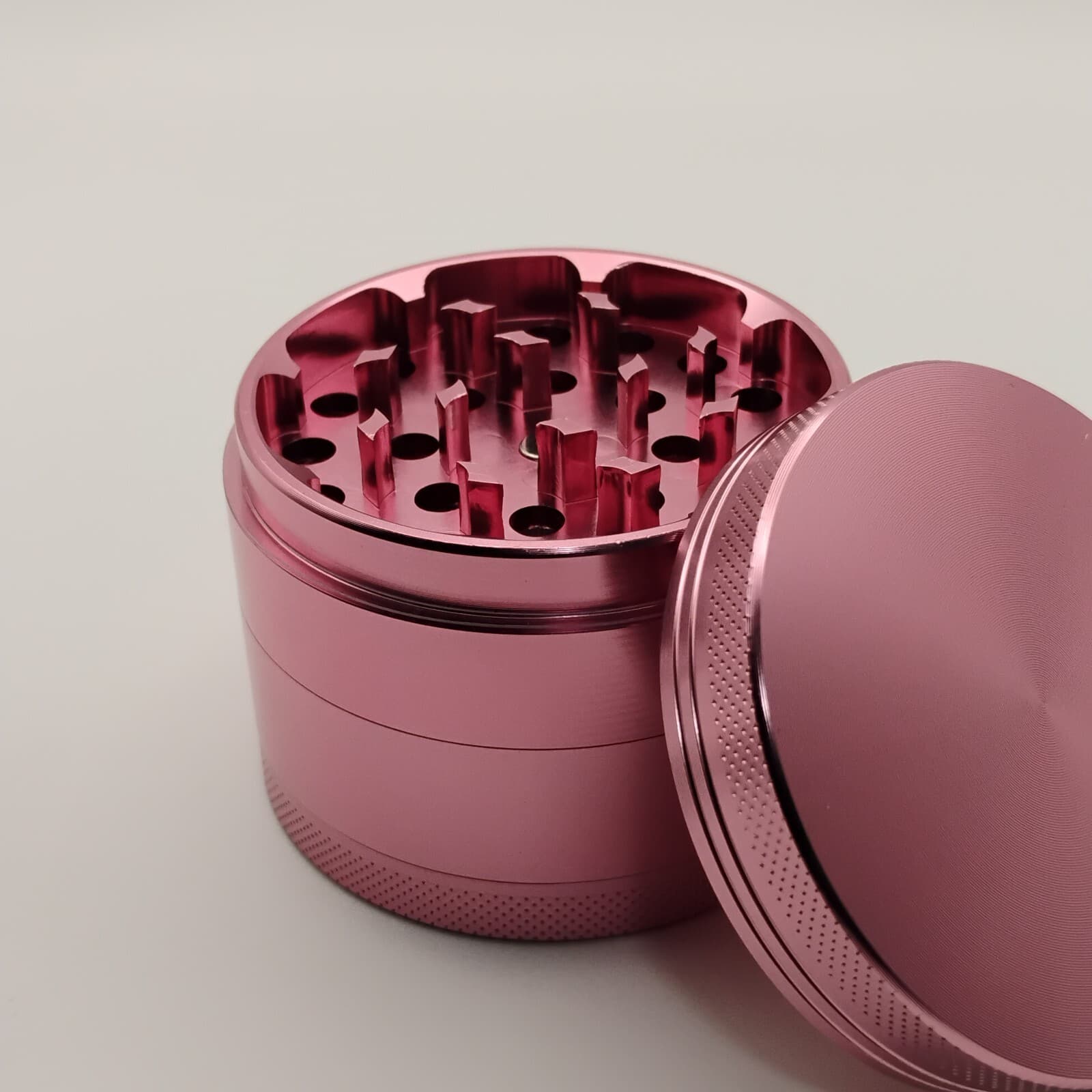 Set (2pcs) PINK Pre Roll Grinder and Pink King Size Rolling Machine 6