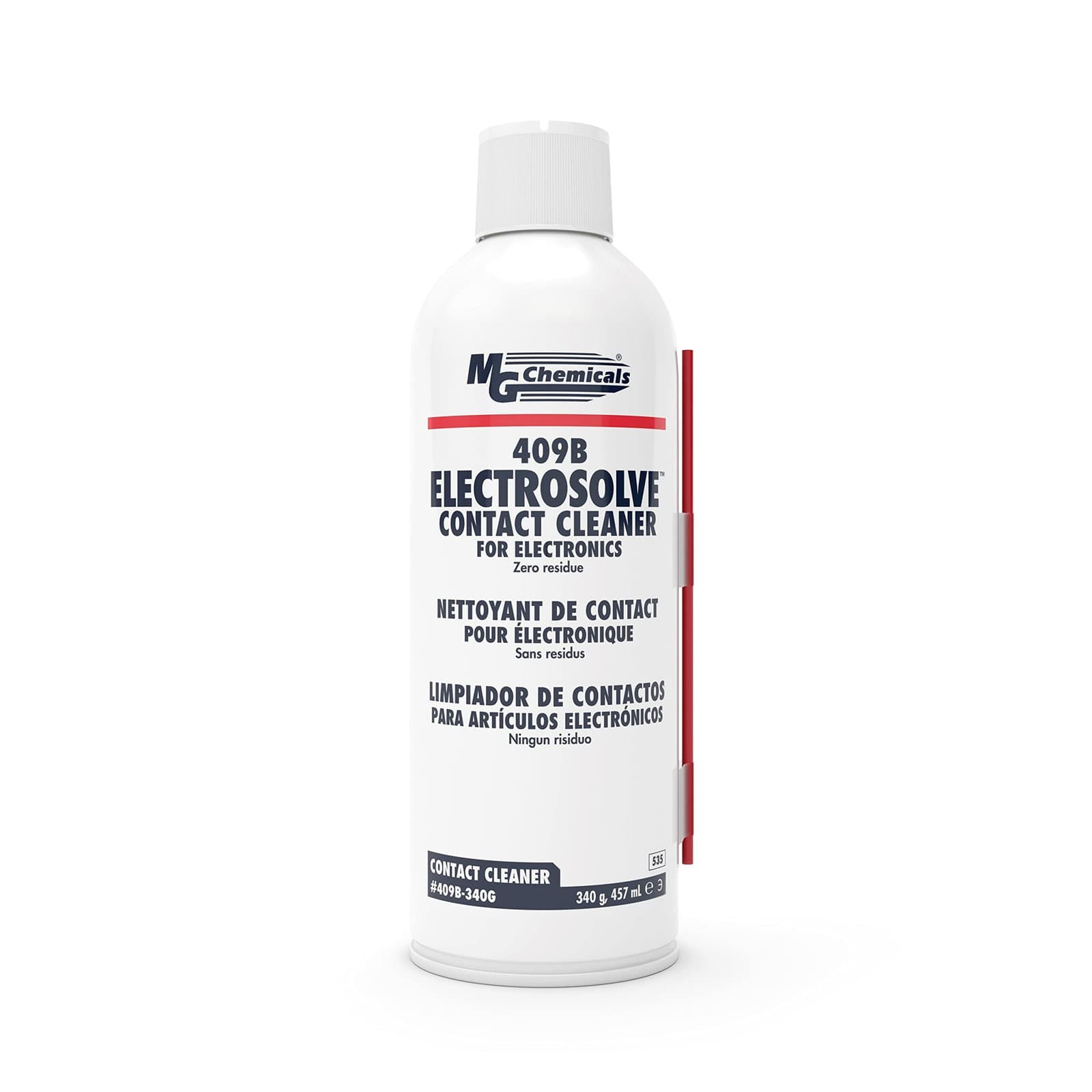 MG Chemicals 409B Electrosolve Zero Residue Contact Cleaner, 340g (12 oz)