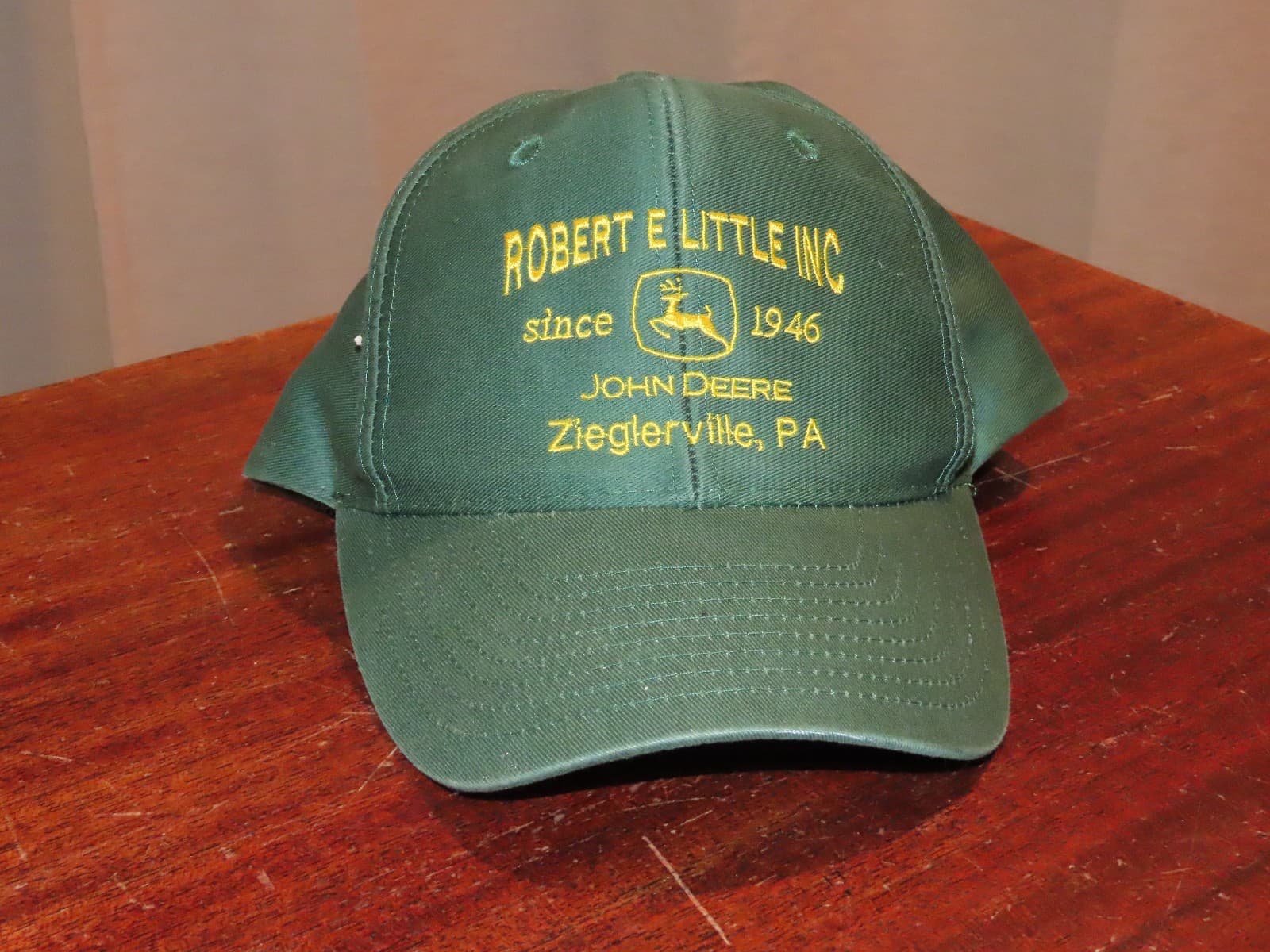 John Deere dealer Cap Robert E Little Inc. Zieglersville, PA Advertising Merch