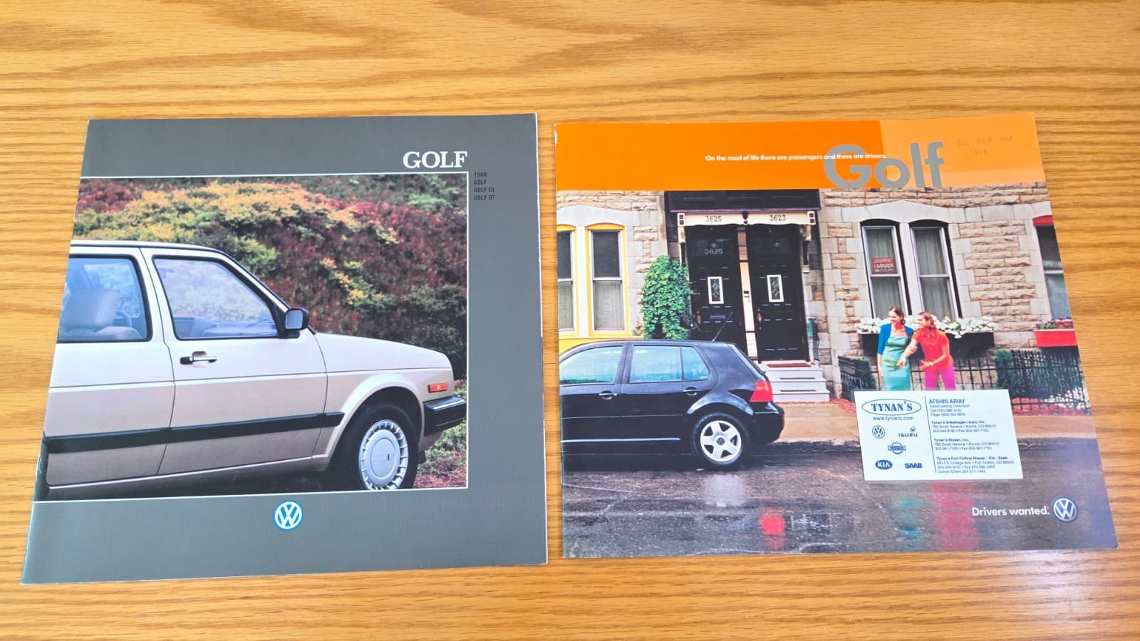 Volkswagen VW Sales Brochure Lot: Golf, GTI, Passat, Jetta, Drivers Wanted, etc 2