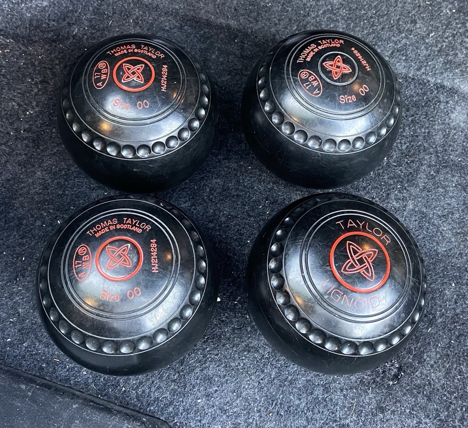 Thomas Taylor Lawn Bowls Set of 4 Size 00 2
