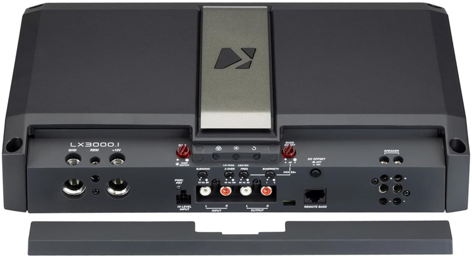 KICKER LX3000.1 CAR AUDIO SUBWOOFER CLASS D 1CH/MONO AMPLIFIER + 0AWG AMP KIT 4