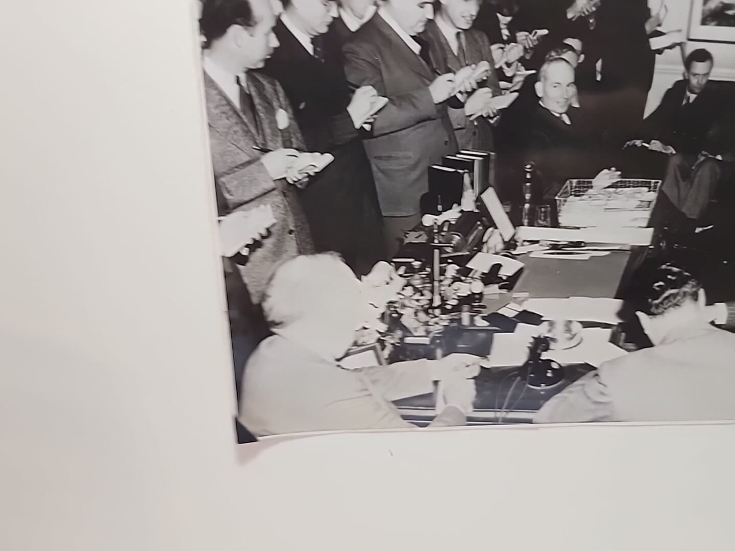 International News Photo Dec 1941 Roosevelt, Churchill Press Conferance RRP619 3