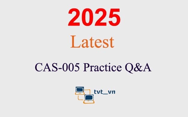 CAS-005 Practice Questions Answers GUARANTEED (1 month update)