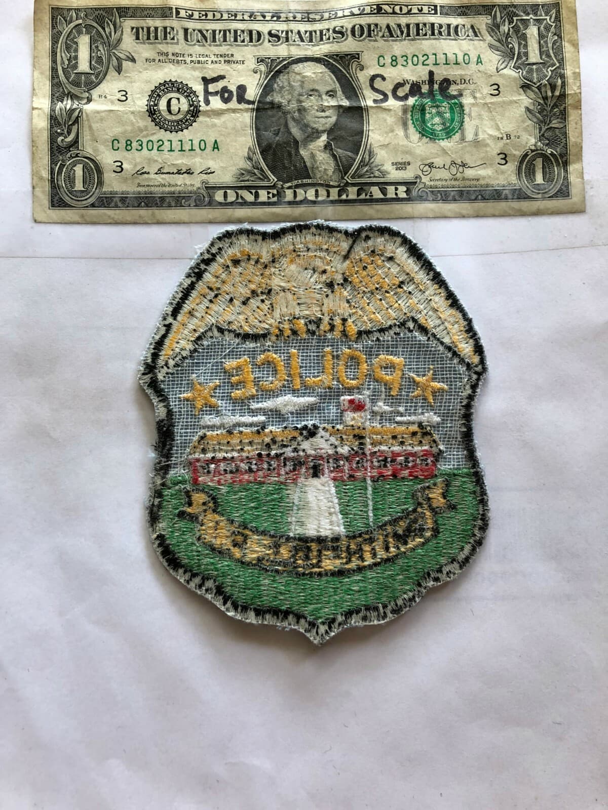  Smithfield Rhode Island Police Patch in great shape  2