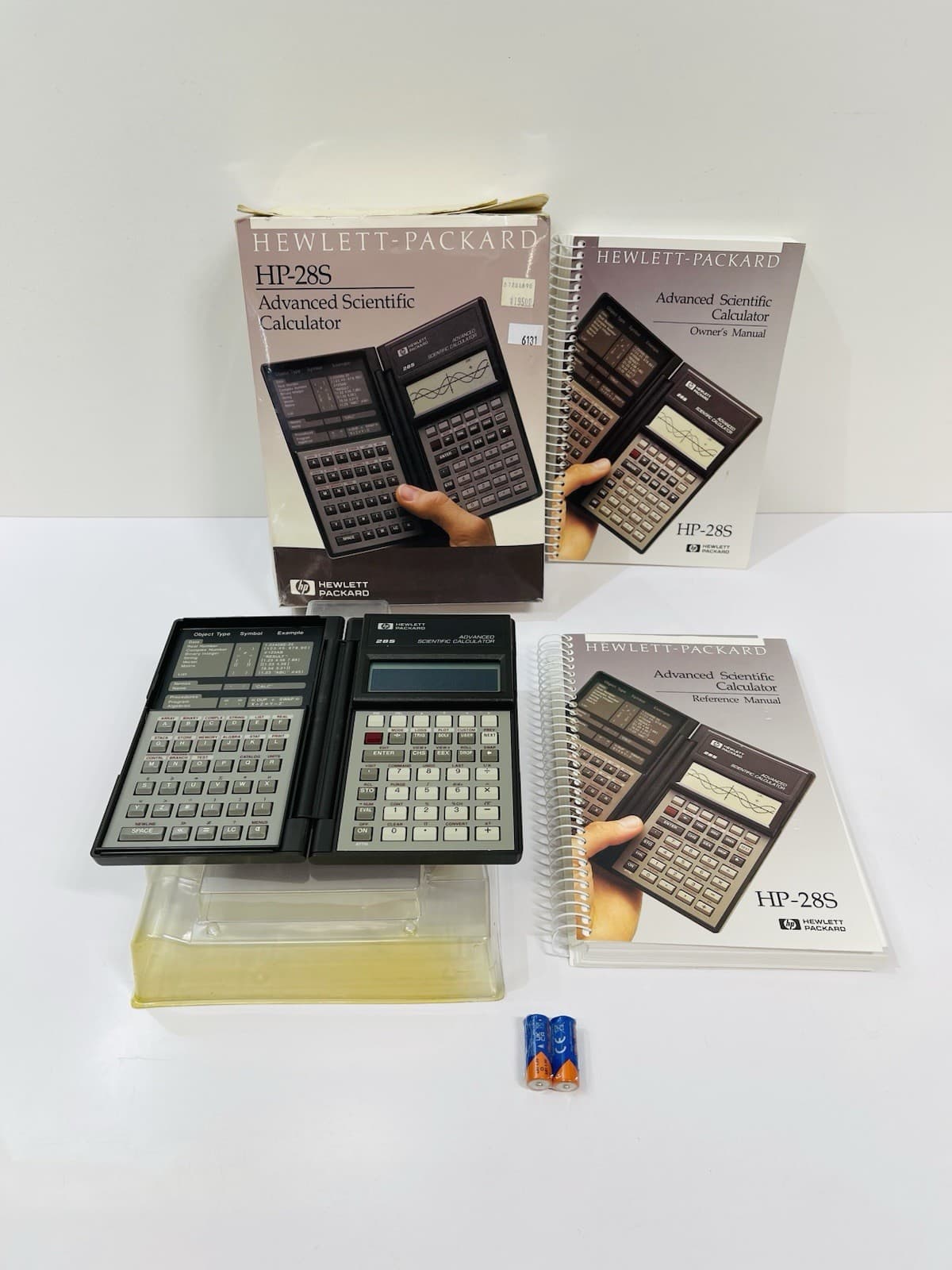 Hewlett Packard HP 28S Advanced Scientific Calculator RPN  Manuals Box Batteries