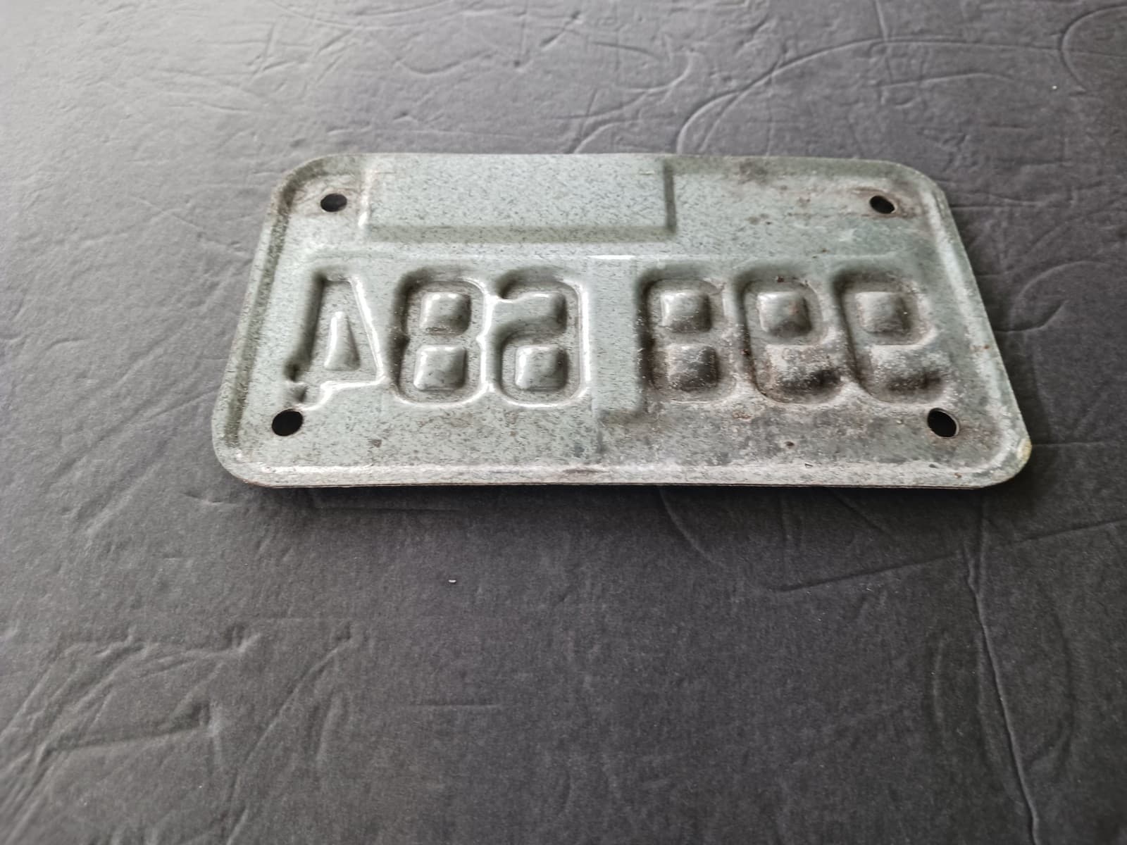 1996 Illinois License Plate Motorcycle 998 684 Land of Lincoln  5