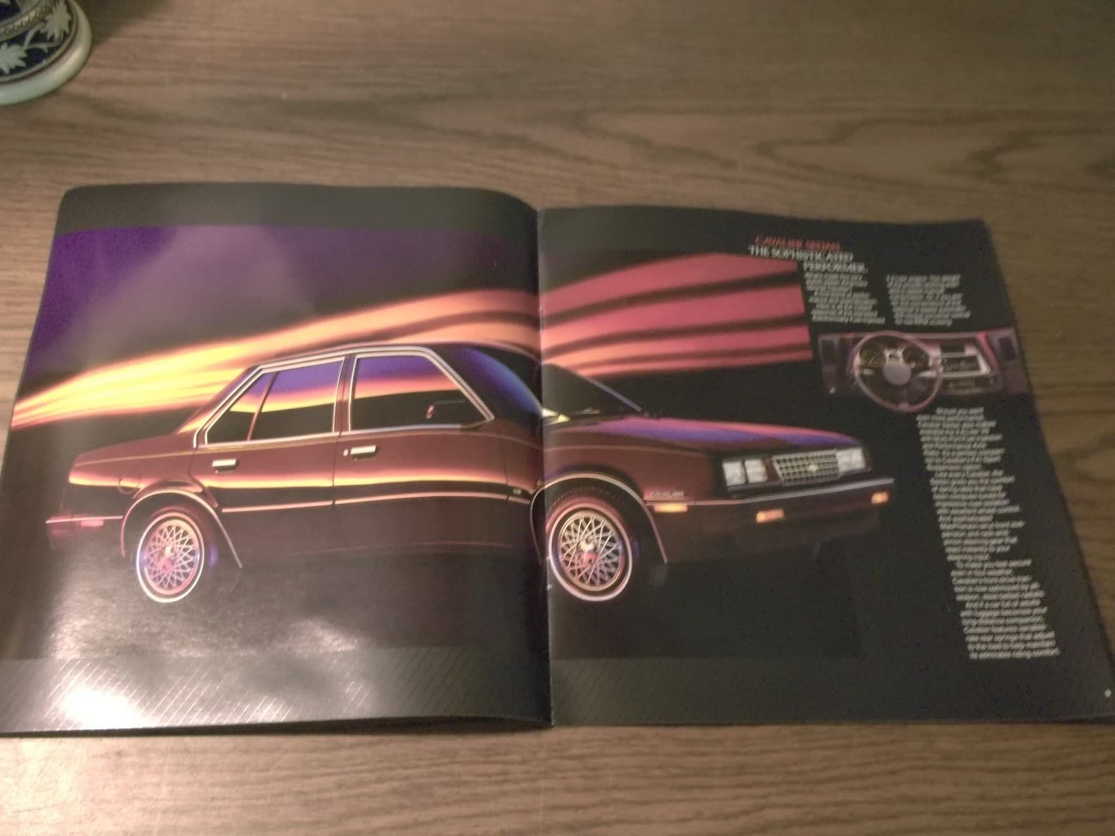 MINT 1985 CHEVROLET CAVALIER CHEVY BROCHURE 11" X 12"  15 PAGES (BOX 294) 4