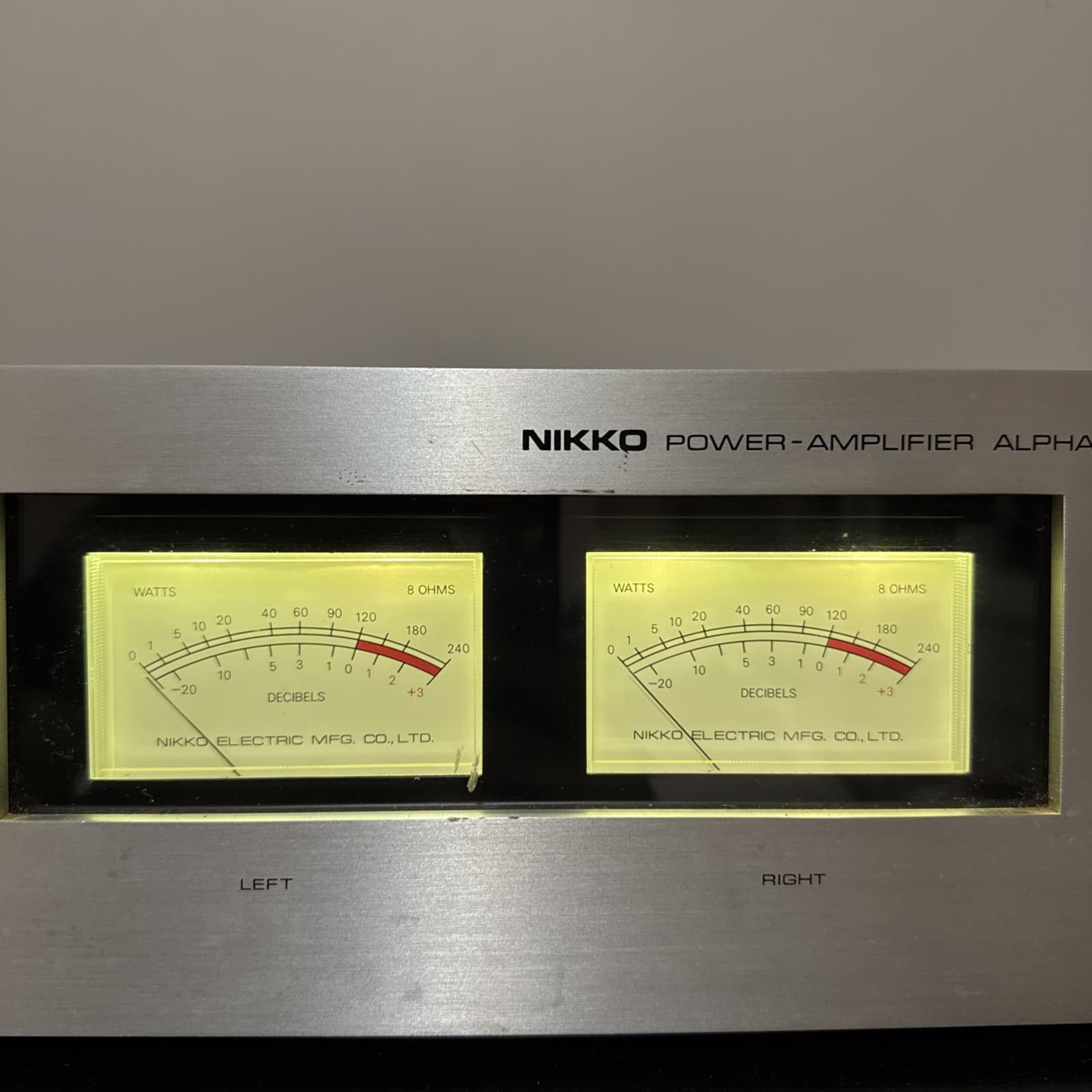 Nikko Alpha II Stereo Power Amplifier 120W Vintage Japan Hi-Fi Audio Amp 5
