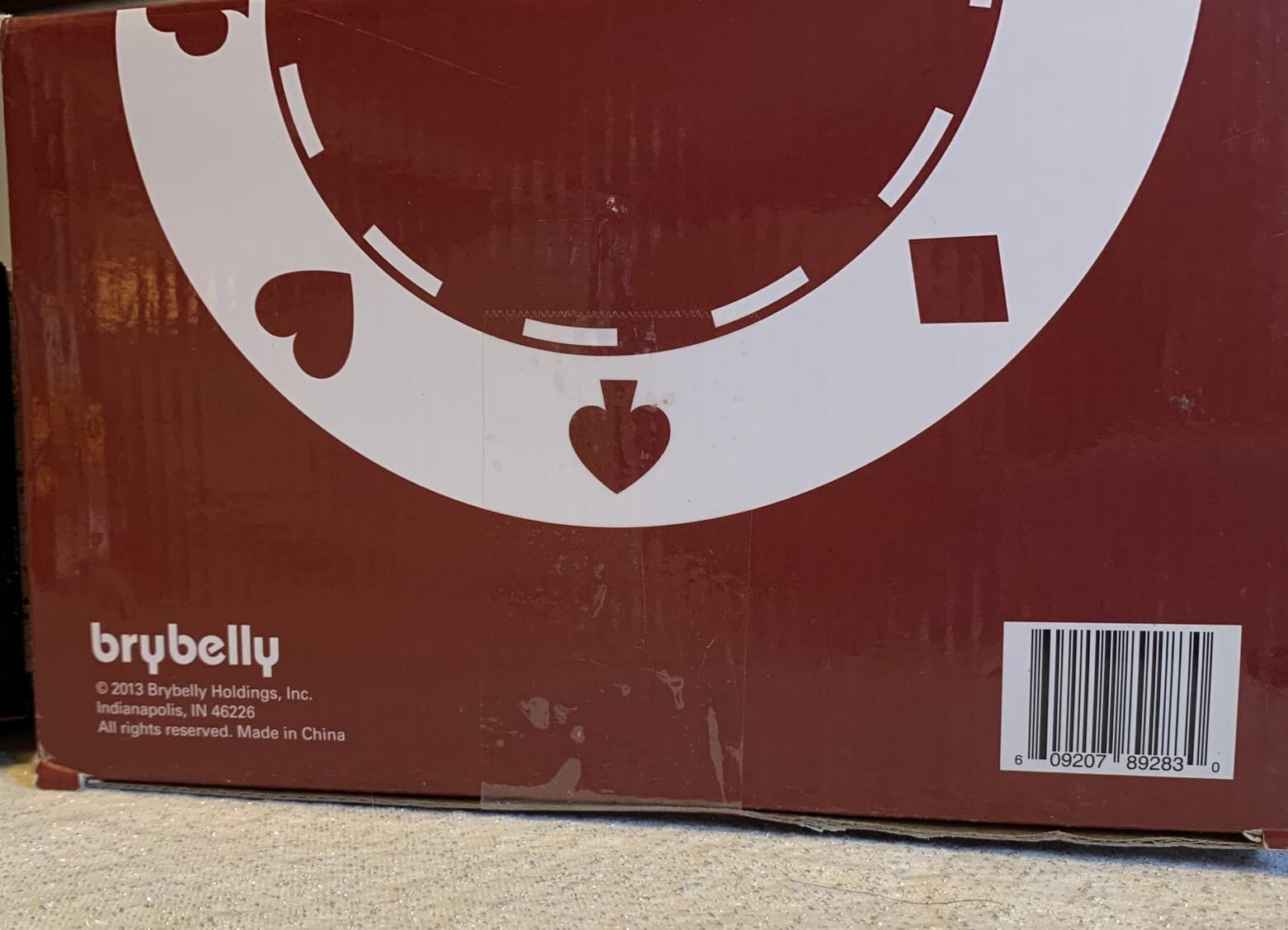 Poker Chips Carousel Set 2 Card Decks 200 Chips 11.5 Gram Vegas Style New 3