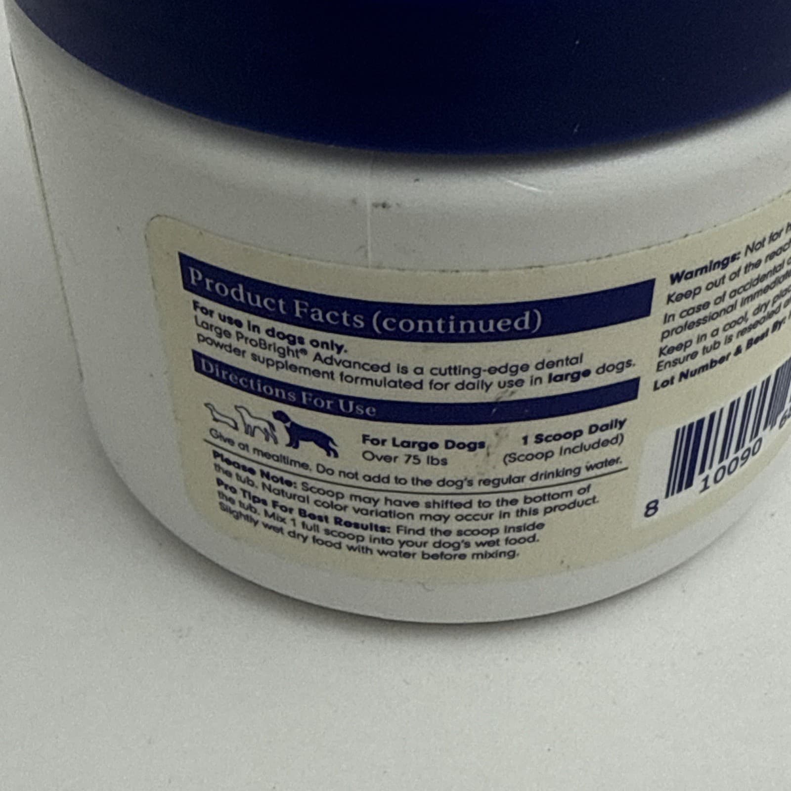 PetLab Co. ProBright Advanced Dental Powder - Dog Breath Freshener - Teeth Clean 4