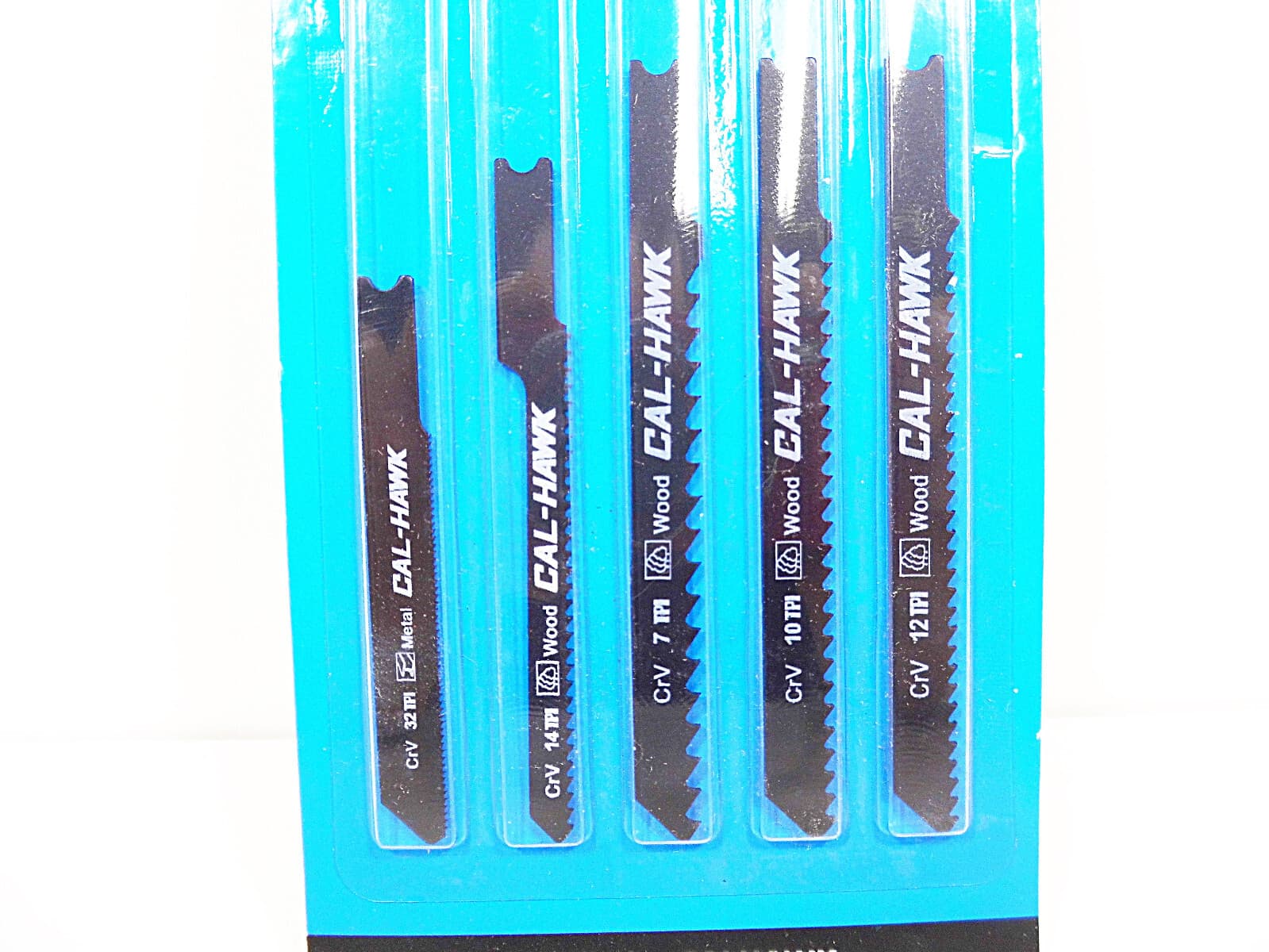 Jigsaw Blades Sabre Scroll Saw 5 pc Set for Wood Plastic Metal Blade Sets Jig 2