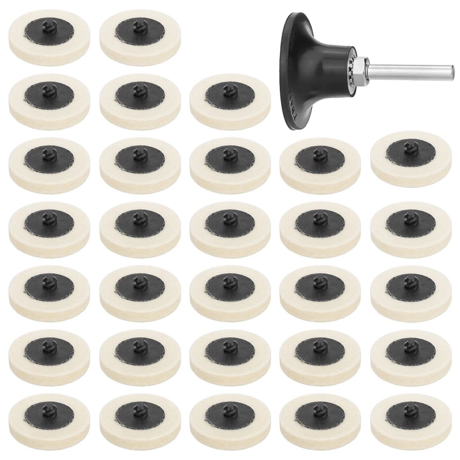 New 2-inch Disc Polishing Buffing Pads with a corrosion-resistant steel shank 2