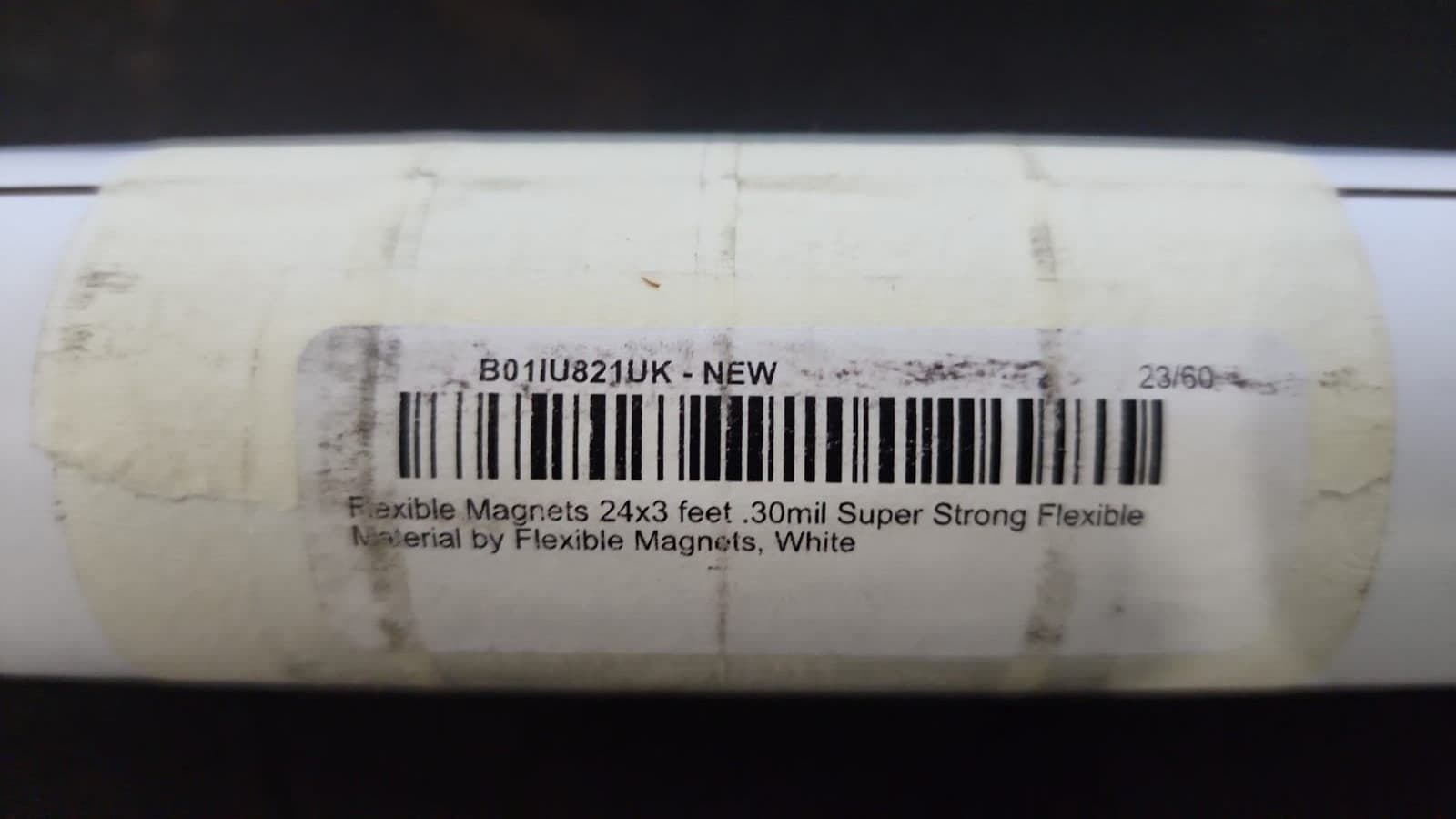 Flexible Magnets 24X3 Feet .30Mil Super Strong Flexible Material 2